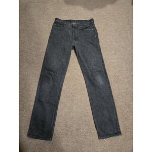 VTG Levis 501XX 0658 Pant Black Jeans Denim Batwing Tab Buttonfly 34x36 80s